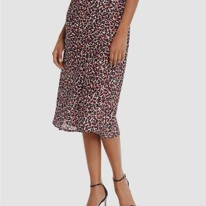 Sanctuary Red and Black A-Line Skirt